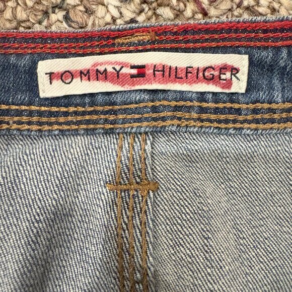 Tommy Hilfiger Women's Stretch Mini Jean Skirt - Picture 5 of 6